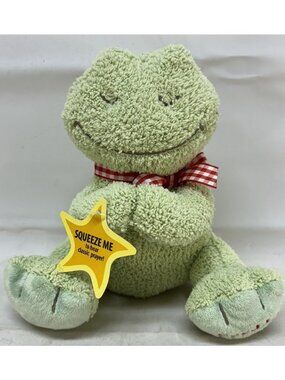 Vintage 2002 Prayer Friends Freddy Frog Bright Inspirations Kids II MUTE